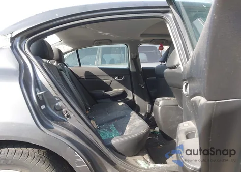 2013 Honda Civic Ex-L из США, поврежденный, VIN 2HGFB2F95DH544485